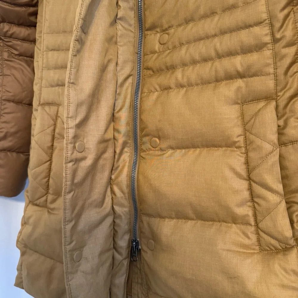 Marmot Alderbrook 700 Fill Down Parka Golden Honeycomb Winter Coat Womens Medium - Picture 6 of 16